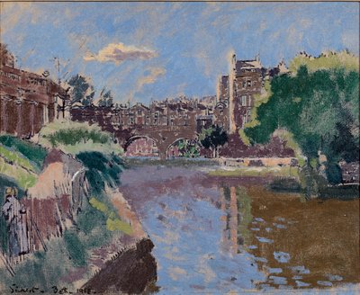 Pulteney Bridge, Bath, 1918 by Walter Richard Sickert